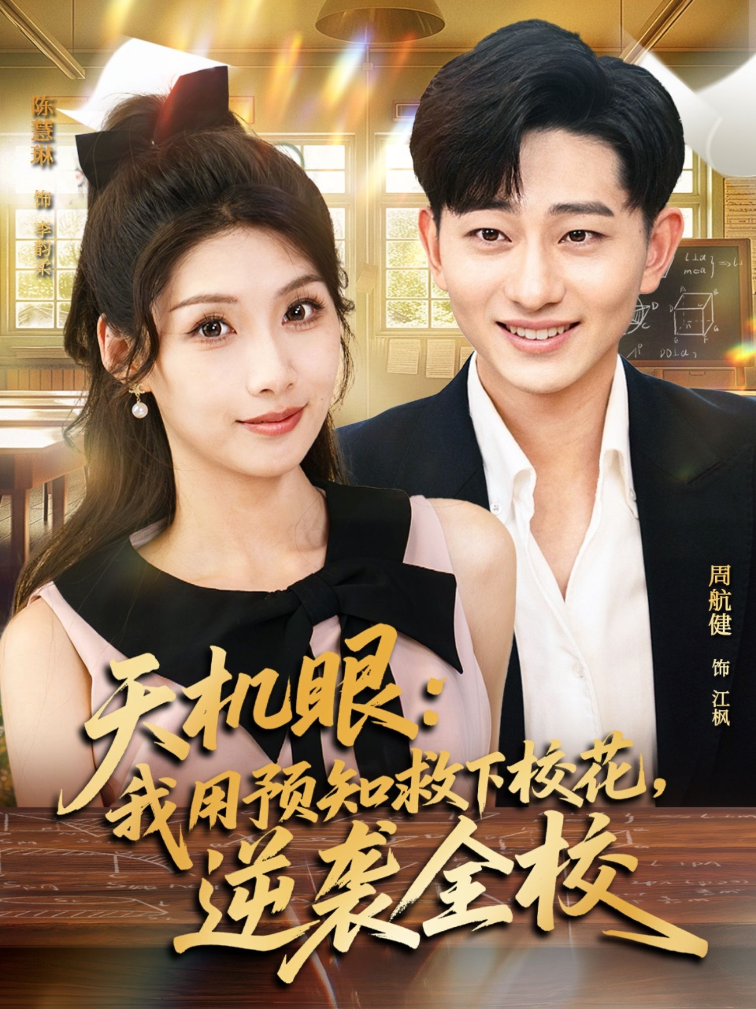 短剧天机眼我用预知救下校花逆袭全校，少年觉醒预知眼，救校花于危难，逆袭全校风云！高清全集完整版在线看，1080P画质，爽感拉满！